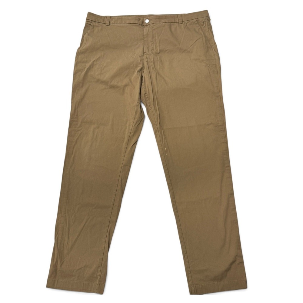 Lululemon Commission Pants Classic Mens 40 x 33 Brown Chino Technical Trousers